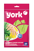 "YORK" Перчатки хозяйственные "Алоэ", ароматизированные, размер M