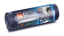 "GRIFON" Мешки для мусора особопроч. двухслойные "EXTRA STRONG" ПВД 240л, 5шт. 50мкм