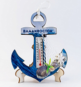 Термометр "Владивосток Якорь" 13х9см