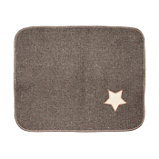 Коврик для сауны "Знамя" 37,5х46,5см, цв.серый