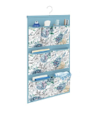 "VALIANT" SHABBY CHIC Кофр подвесной для хранения, 8 карманов 36х60см