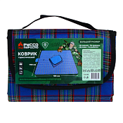 "РУССО ТУРИСТО" Коврик туристический 150х180см, цв.синий