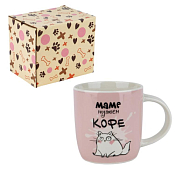 Кружка КотDog "Маме нужен кофе" 350мл, в п.у.