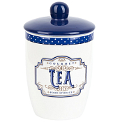 "Gourmet" Банка для сыпучих продуктов "Tea" 550мл с крышкой
