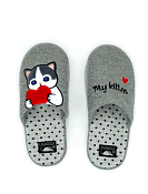 "Forio" Тапочки женские "Котенок" размер 40