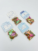 Набор гидрогелевых шариков "Bear and penguin" 12х5,5х0,5см, цв. ассорт.