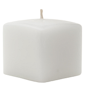 "Белая" Свеча квадратная 6х6х6см