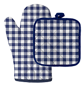 "Fine Line" Набор прихватов "Синяя клетка" 2пр.