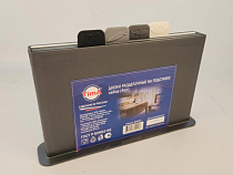 "TimA" Набор разделочных досок 4шт. на подставке