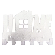 Ключница "HOME" 17,3х11х2,3см, цв.белый