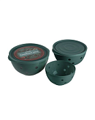 "Семейного уюта" Набор салатников круглых 3шт 1,4л; 2л; 0,7л, цв.сосна ИК 53893000