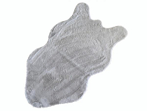 SHAHINTEX Коврик меховой шкура 50х88см, цв.голубая норка 23