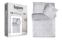 "LAGOM" Комплект постельного белья "Сконе" 1,5сп, 70х70см, поплин