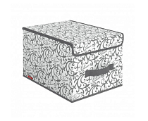 "VALIANT" CLASSIC GREY Короб стеллажный с крышкой на магните 30х40х25см