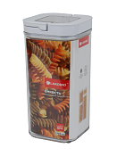 Емкость для сыпучих продуктов с ручкой 1,7л квад