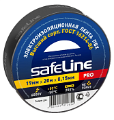 SAFELINE Лента изоляционная 1,9смх20м, цв.черный