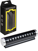 Автовизитка парковочная в машину "Номер" 15см, цв.черный