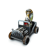 Фигурка "Лошадка на машине" 13х8х10см