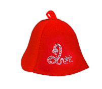 Шапка для сауны "Белая Змея"