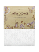 Скатерть "Lara Home" 140х180см, цв.белый