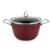 "Copper Core Cookware" Кастрюля 6,1л 24см цв.бордо