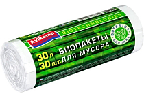 "AVIKOMP" Мешки для мусора биоразлагаемые "Eco Technology" ПНД 30л, 30шт. 7мкм