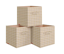 "VALIANT" LONDON BEIGE Набор коробов стеллажных без крышки 3шт, 31х31х31см