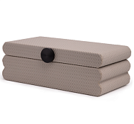 Шкатулка декоративная "Каролин" 23х13х8см, цв.бежевый