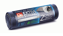 "GRIFON" Мешки для мусора особопроч. двухслойные "EXTRA STRONG" ПВД 160л, 5шт. 45мкм