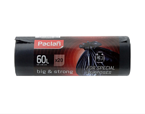 PACLAN Мешки для мусора "Big&Strong" ПВД 60л, 20шт.