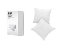 "IDEA" Набор наволочек 70х70см 2шт, цв.белый, перкаль