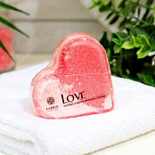 Бурлящее сердце для ванны с пенкой "Love" 110гр.