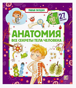 "Умные окошки" Книга с окошками "Анатомия" 6л.