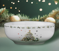 "Приближение чуда" Салатник 580мл, 15,5х6см, цв.белый