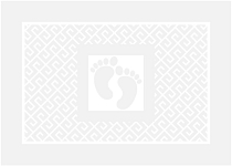 Коврик для ног 50х70см, цв.белый, пл.650