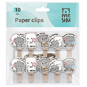 Набор прищепок декоративных "Best Friends" с веревкой 10шт.