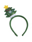 Новогодний ободок "Ёлочка" 22х14см