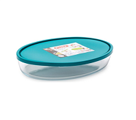 "Pyrex" Блюдо овальное с крышкой 35х24х6см 3л