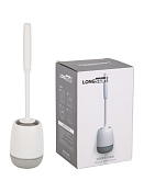 "LONGSTAR" Ерш кругл. 43х10,6см, силикон, цв.бело-серый