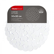 Коврик для раковины "Галька" 30х30см, бесцветный