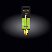 WILMAX "Stella" Набор кофейных ложек 2шт. 11,5см цв.золотой, блистер