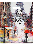 Пакет полиэтиленовый "Дождь в Париже" 38х45х3см