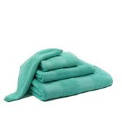 Полотенце махровое "Василиса "Конфетти" 50х90см, цв.бирюзовый, пл.380