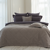 Комплект "Rigina" покрывало 240х260см, наволочки декор. 45х45см, 2шт, цв.бежевый