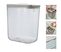 Подвесной контейнер для пищевых отходов 26,5х15,2х30,2см, цв.прозрачный