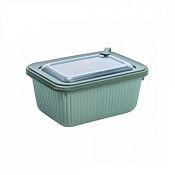 "Soft Chef" Line" Контейнер пластик прям. 10,5х7х14см, 600мл, цв.зеленый