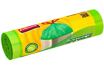 "AVIKOMP" Мешки для мусора биоразлагаемые с завязками "Prestige" ПНД, 60л, 10шт