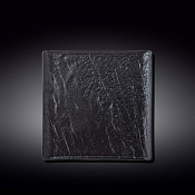 WILMAX SLATESTONE Тарелка квадратная 21,5х21,5см, цв.черный