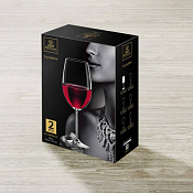 WILMAX Crystalline Набор бокалов для вина 2шт, 770мл, в п.у.