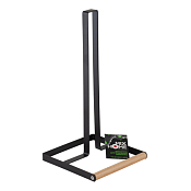 Держатель для бумажных полотенец 15х16х32см, цв.черный